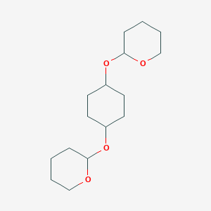 2H-Pyran, 2,2'-[1,4-cyclohexanediylbis(oxy)]bis[tetrahydro-