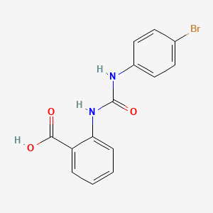 Benzoic acid, 2-[[[(4-bromophenyl)amino]carbonyl]amino]-