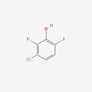 3-Chloro-2-fluoro-6-iodophenol