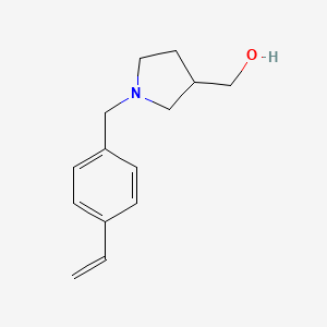 (1-(4-Vinylbenzyl)pyrrolidin-3-yl)methanol