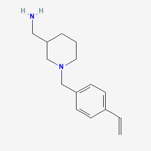 (1-(4-Vinylbenzyl)piperidin-3-yl)methanamine
