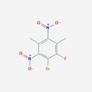 1-Bromo-2-fluoro-3,5-dimethyl-4,6-dinitrobenzene