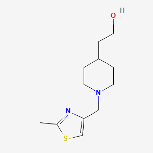 2-(1-((2-Methylthiazol-4-yl)methyl)piperidin-4-yl)ethan-1-ol