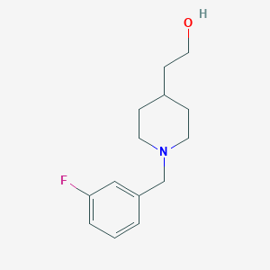 2-(1-(3-Fluorobenzyl)piperidin-4-yl)ethan-1-ol