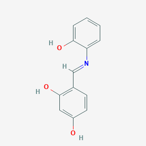 Benzene-1,3-diol, 4-(2-hydroxyphenyliminomethyl)-