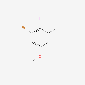 1-Bromo-2-iodo-5-methoxy-3-methylbenzene