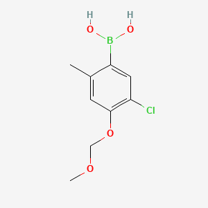 (5-Chloro-4-(methoxymethoxy)-2-methylphenyl)boronic acid