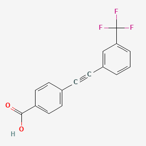 4-((3-(Trifluoromethyl)phenyl)ethynyl)benzoic acid