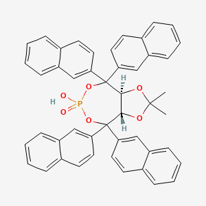 (3aS,8aS)-Tetrahydro-6-hydroxy-2,2-dimethyl-4,4,8,8-tetra-2-naphthalenyl-6-oxide-1,3-dioxolo[4,5-e][1,3,2]dioxaphosphepin