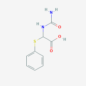 2-(Carbamoylamino)-2-phenylsulfanylacetic acid