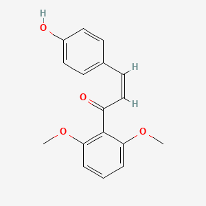 2-Propen-1-one, 1-(2,6-dimethoxyphenyl)-3-(4-hydroxyphenyl)-