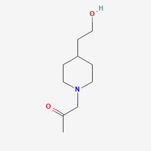 1-(4-(2-Hydroxyethyl)piperidin-1-yl)propan-2-one