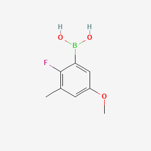 (2-Fluoro-5-methoxy-3-methylphenyl)boronic acid