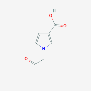 1-(2-oxopropyl)-1H-pyrrole-3-carboxylic acid