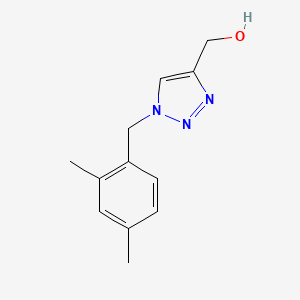 molecular formula C12H15N3O B1475953 (1-(2,4-dimethylbenzyl)-1H-1,2,3-triazol-4-yl)methanol CAS No. 2091591-67-0