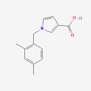 molecular formula C14H15NO2 B1475954 1-(2,4-dimethylbenzyl)-1H-pyrrole-3-carboxylic acid CAS No. 2098030-84-1