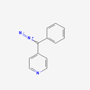 4-[Diazo(phenyl)methyl]pyridine