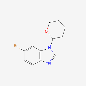 6-bromo-1-(tetrahydro-2H-pyran-2-yl)-1H-benzo[d]imidazole