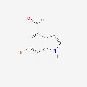 6-bromo-7-methyl-1H-indole-4-carbaldehyde