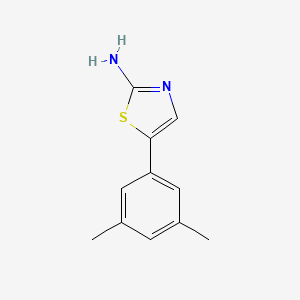 molecular formula C11H12N2S B14759675 5-(3,5-Dimethylphenyl)thiazol-2-amine 