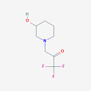 1,1,1-Trifluoro-3-(3-hydroxypiperidin-1-yl)propan-2-one