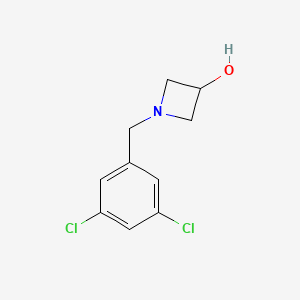 molecular formula C10H11Cl2NO B1475972 1-(3,5-Dichlorobenzyl)azetidin-3-ol CAS No. 2091734-60-8
