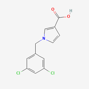1-(3,5-dichlorobenzyl)-1H-pyrrole-3-carboxylic acid