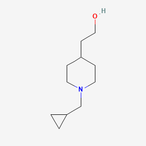 molecular formula C11H21NO B1475977 2-(1-(Cyclopropylmethyl)piperidin-4-yl)ethan-1-ol CAS No. 1994398-69-4