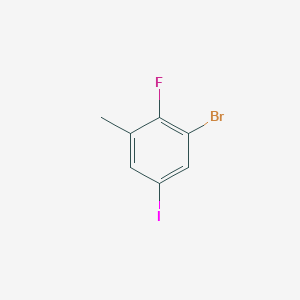 1-Bromo-2-fluoro-5-iodo-3-methylbenzene