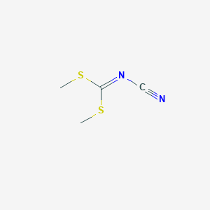 molecular formula C4H6N2S2 B147598 Dimethyl cyanocarbonimidodithioate CAS No. 10191-60-3