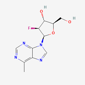 (2R,3R,4S,5R)-4-Fluoro-2-(hydroxymethyl)-5-(6-methyl-9H-purin-9-yl)tetrahydrofuran-3-ol