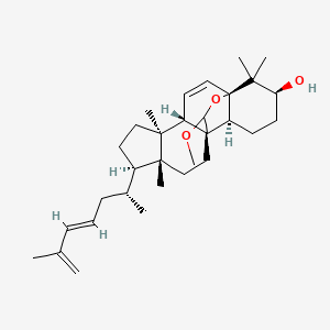 (1R,4S,5S,8R,9R,12S,13S,16S)-19-methoxy-5,9,17,17-tetramethyl-8-[(2R,4E)-6-methylhepta-4,6-dien-2-yl]-18-oxapentacyclo[10.5.2.01,13.04,12.05,9]nonadec-2-en-16-ol