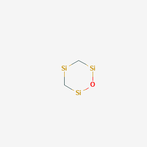 molecular formula C2H4OSi3 B14759835 1-Oxa-3,5-dicarbacyclohexasilane 