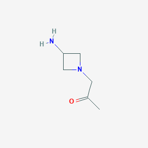 1-(3-Aminoazetidin-1-yl)propan-2-one