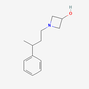 molecular formula C13H19NO B1475985 1-(3-Phenylbutyl)azetidin-3-ol CAS No. 2098012-01-0