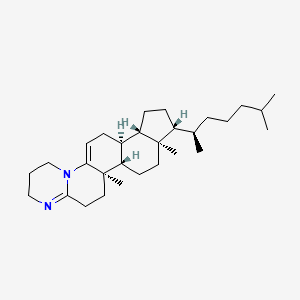 (6Ar,6bs,8ar,9r,11as,11bs)-6a,8a-dimethyl-9-[(2r)-6-methylheptan-2-yl]-1,2,3,5,6,6a,6b,7,8,8a,9,10,11,11a,11b,12-hexadecahydroindeno[5,4-f]pyrimido[1,2-a]quinoline