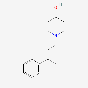 molecular formula C15H23NO B1475993 1-(3-Phenylbutyl)piperidin-4-ol CAS No. 2098011-86-8