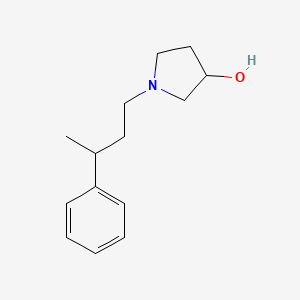 molecular formula C14H21NO B1475994 1-(3-Phenylbutyl)pyrrolidin-3-ol CAS No. 2098011-95-9