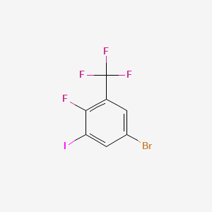 5-Bromo-2-fluoro-1-iodo-3-(trifluoromethyl)benzene