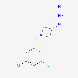 molecular formula C10H10Cl2N4 B1476007 3-Azido-1-(3,5-dichlorobenzyl)azetidine CAS No. 2097977-34-7