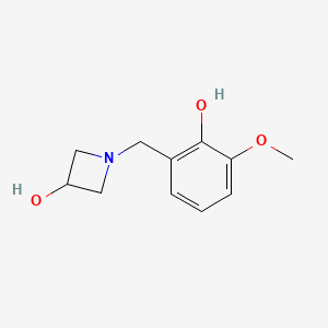 1-(2-Hydroxy-3-methoxybenzyl)azetidin-3-ol