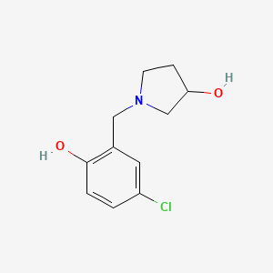 molecular formula C11H14ClNO2 B1476014 1-(5-Chloro-2-hydroxybenzyl)pyrrolidin-3-ol CAS No. 2092492-17-4