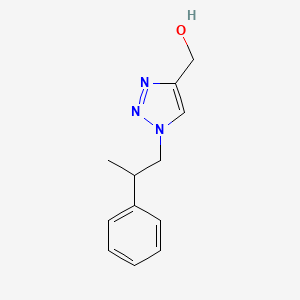 (1-(2-phenylpropyl)-1H-1,2,3-triazol-4-yl)methanol