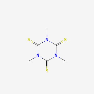 molecular formula C6H9N3S3 B14760249 1,3,5-Trimethyl-1,3,5-triazinane-2,4,6-trithione CAS No. 938-65-8