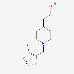 2-(1-((3-Methylthiophen-2-yl)methyl)piperidin-4-yl)ethan-1-ol