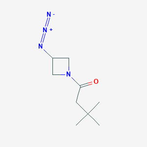 1-(3-Azidoazetidin-1-yl)-3,3-dimethylbutan-1-one