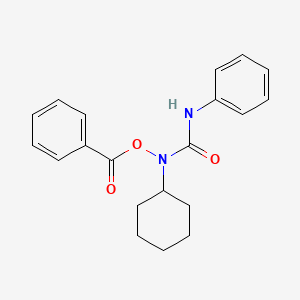 N-(Benzoyloxy)-N-cyclohexyl-N'-phenylurea