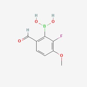 (2-Fluoro-6-formyl-3-methoxyphenyl)boronic acid