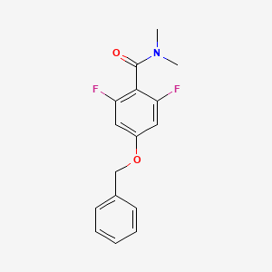 4-(benzyloxy)-2,6-difluoro-N,N-dimethylbenzamide