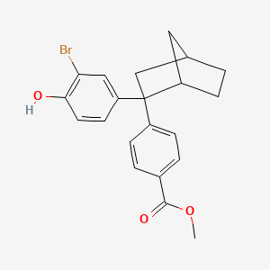 4-[3-(3-Bromo-4-hydroxyphenyl)-3-bicyclo[2.2.1]heptanyl]benzoic acid methyl ester